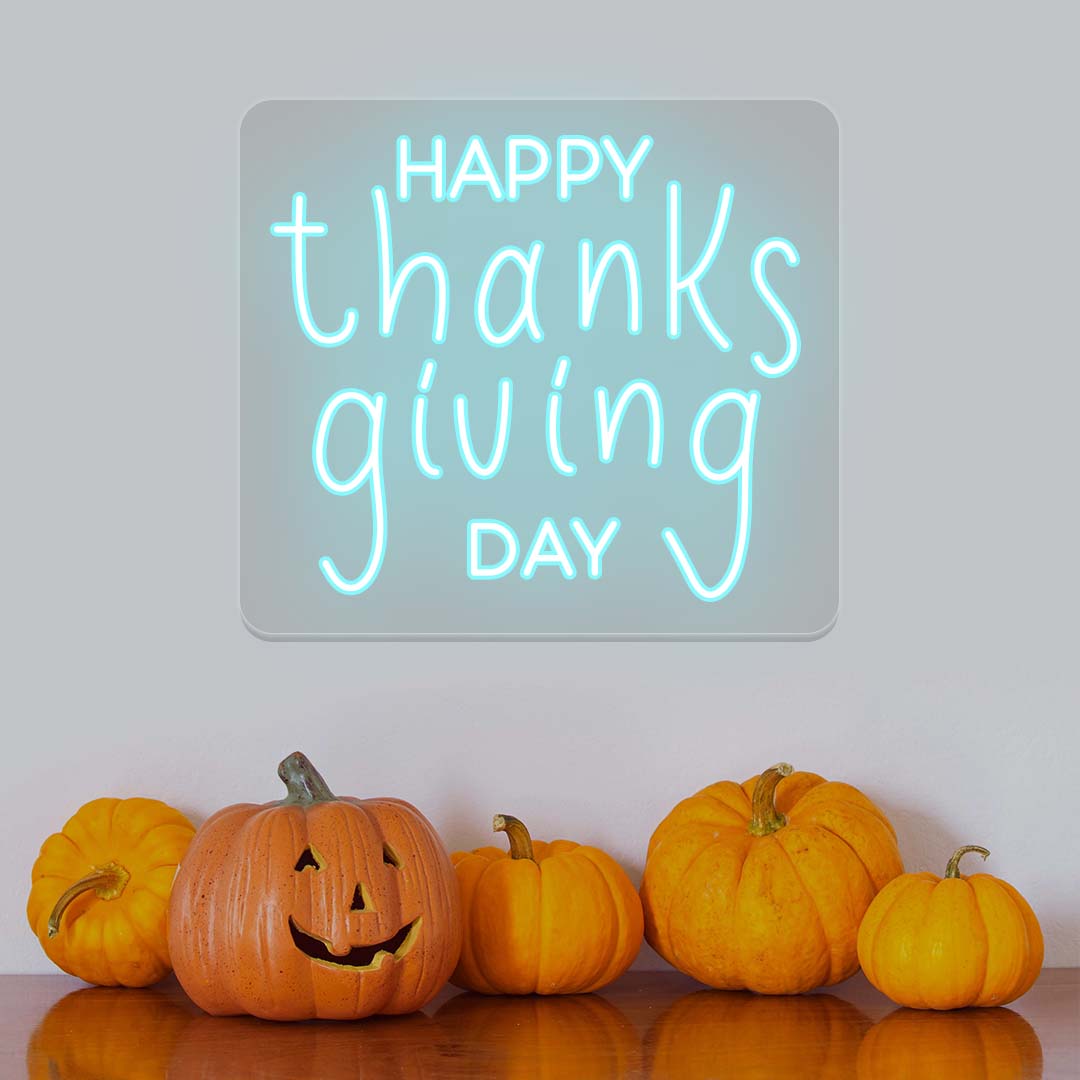 Happy Thanksgiving Day Neon Sign | CNUS021464
