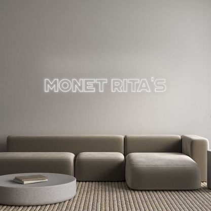 CN LED NEON: MONET RITA'S