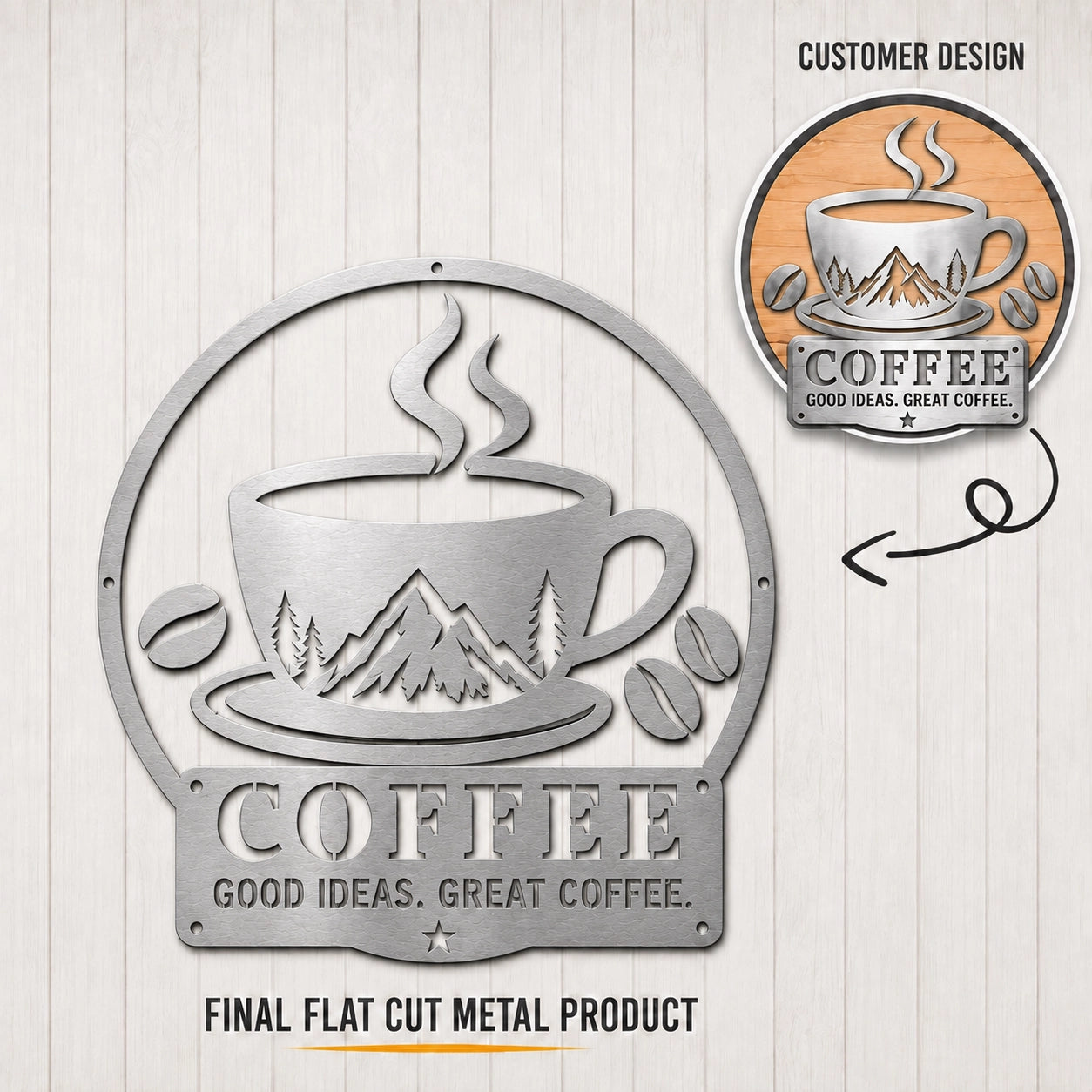 Custom Metal Logo Sign