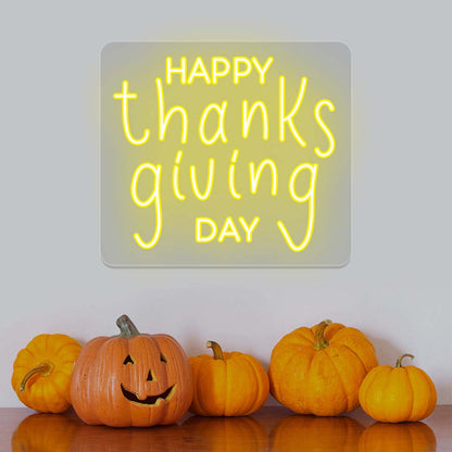 Happy Thanksgiving Day Neon Sign | CNUS021464