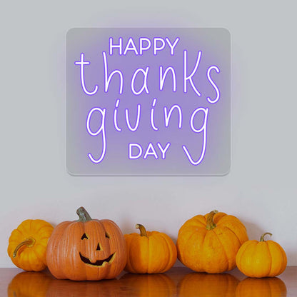 Happy Thanksgiving Day Neon Sign | CNUS021464