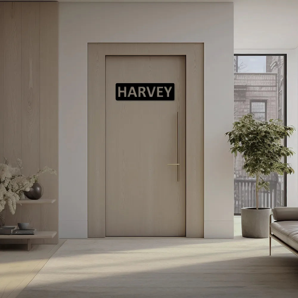 Custom Metal Name Sign