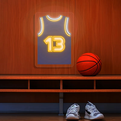 Phoneix Nash 13 Jersey Basketball Neon Artwork