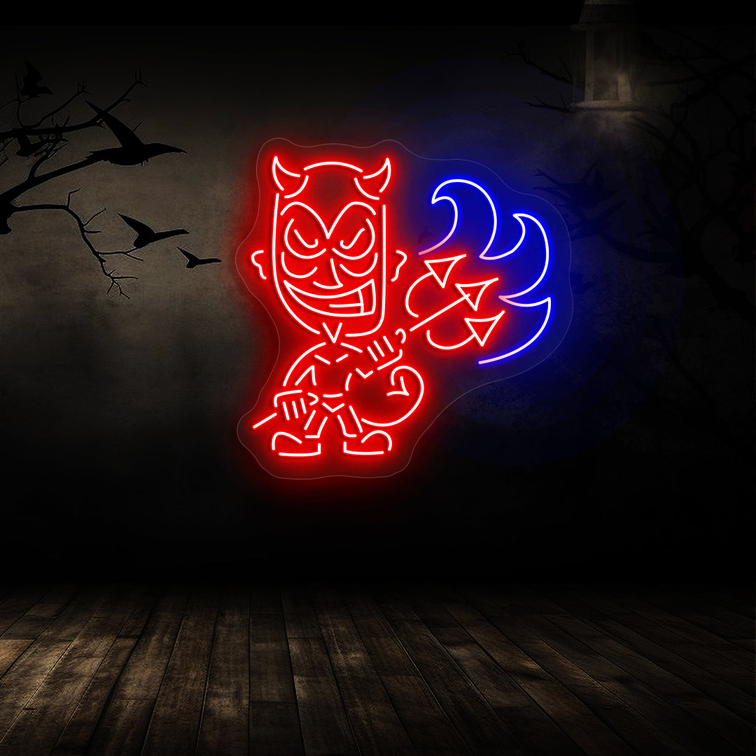 Devil Neon Sign | Red