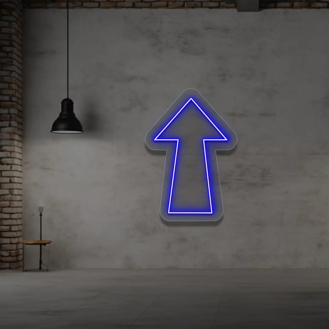 Upward Classic arrow in Blue color