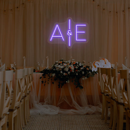 Initials Personalized Neon Sign | CNUS012217