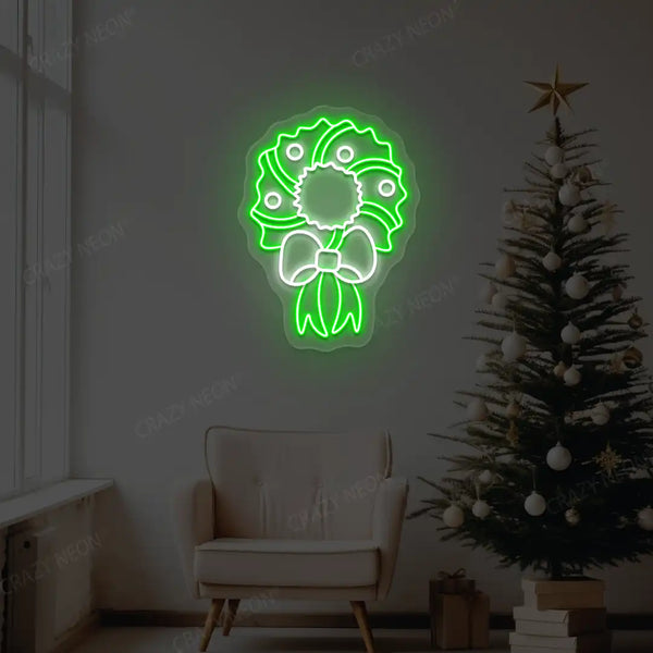 Festive Rosette Neon Sign