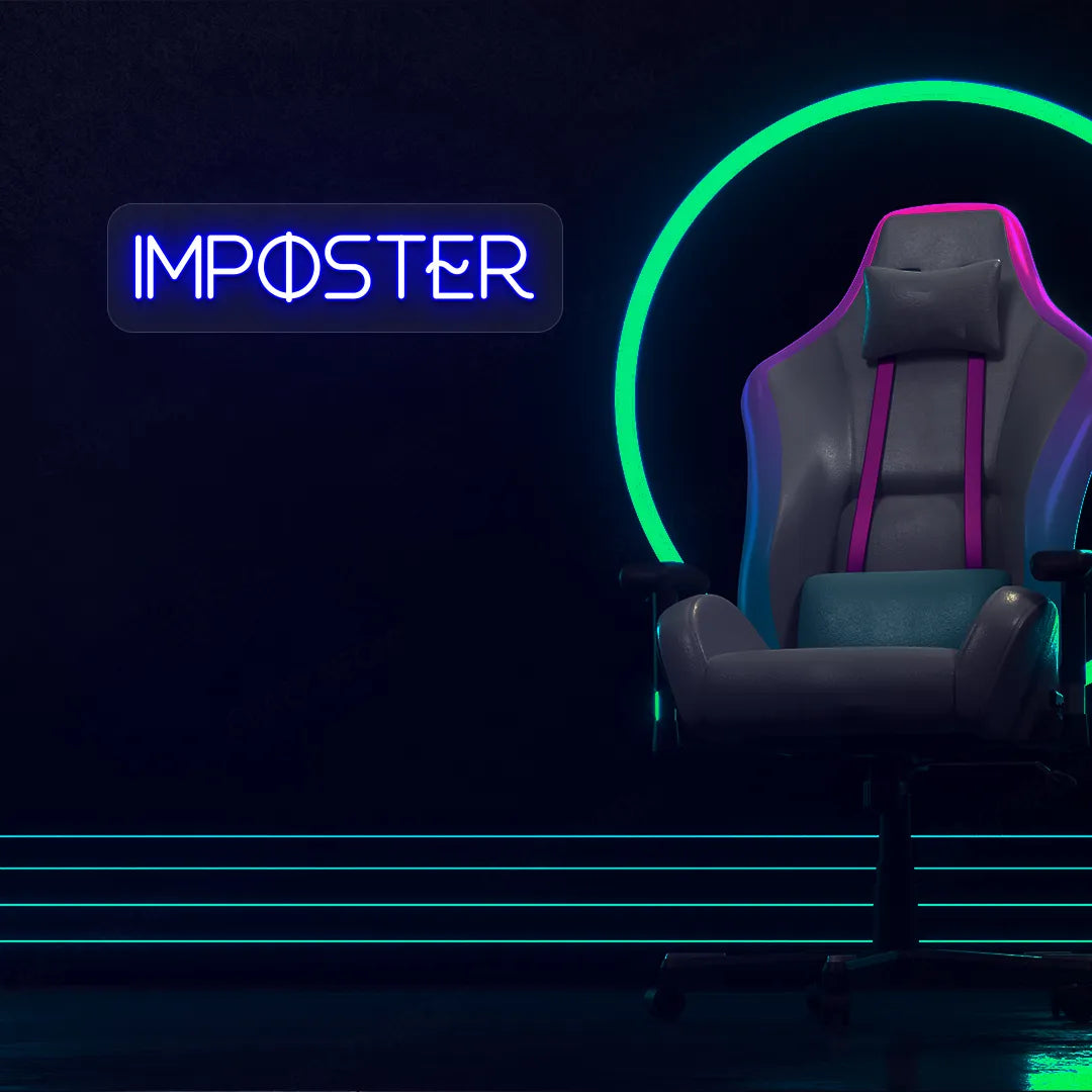 Imposter Neon Sign | Blue