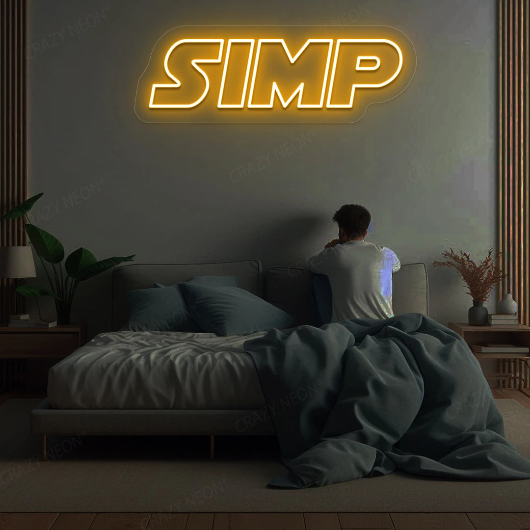 SIMP Neon Sign | Orange