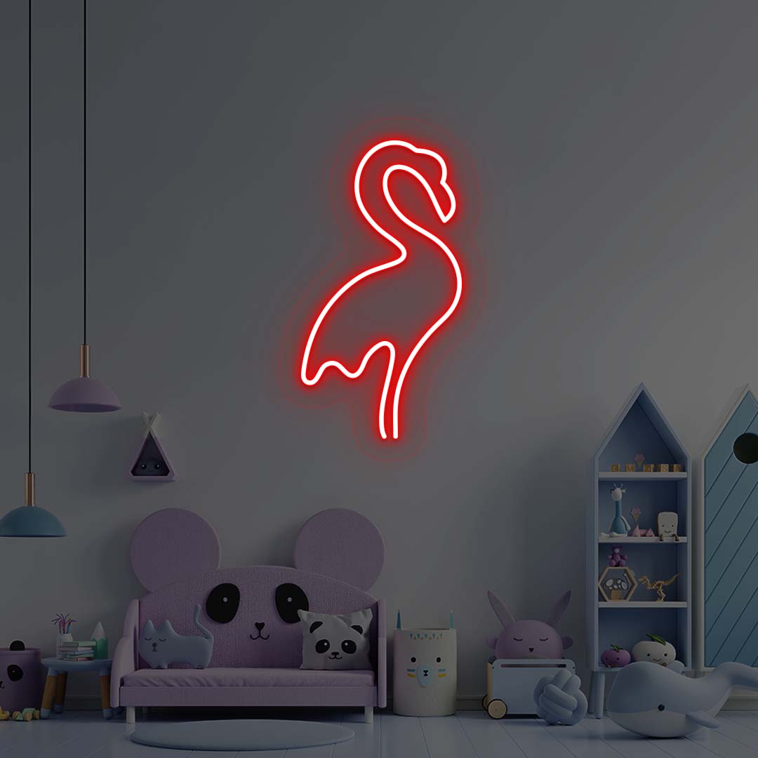 Flamingo LED Neon Sign CRAZY NEON