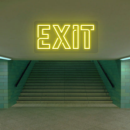 Exit Neon Sign