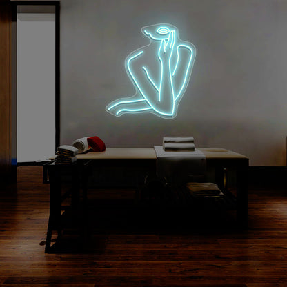 Women Pose Neon Sign | CNUS014514 | Iceblue