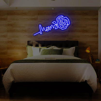 Mom Text Neon Sign | CNUS011624