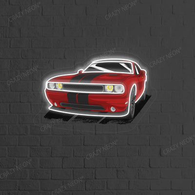 Luxury Car Neon Artwork