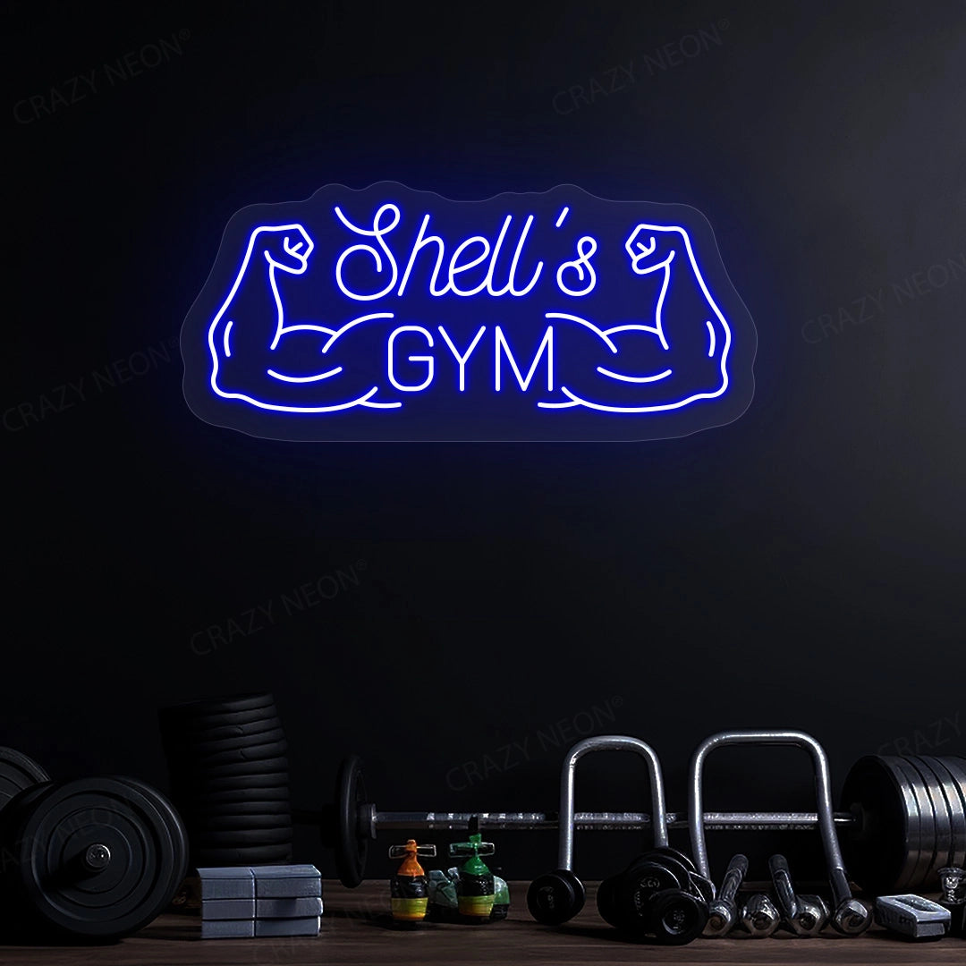 Personalized Muscle Neon Sign