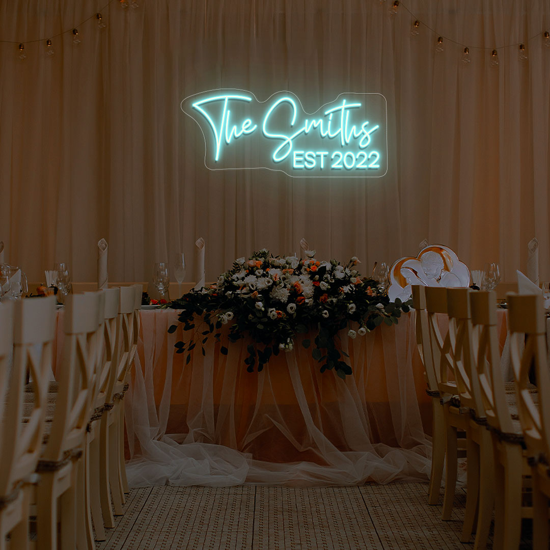Est Display Name Personalized Name With Est Year Neon Sign | CNUS014779 | CRAZY NEON ...