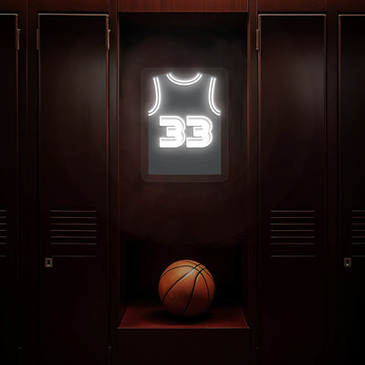 Brooklyn Claxton 33 Jersey Basketball Neon Artwork