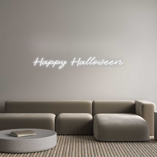 CN LED NEON: Happy Halloween