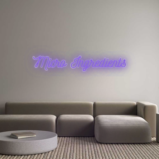 CN LED NEON: Micro Ingredi...