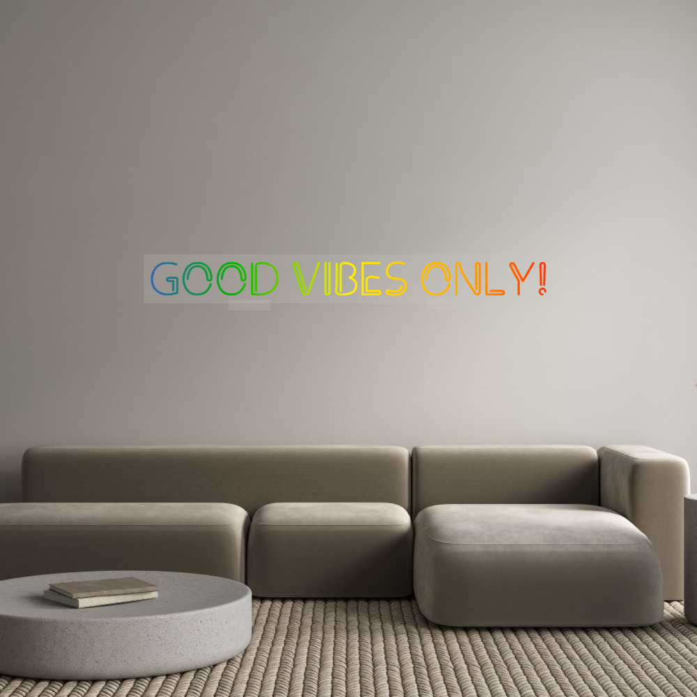 CN LED NEON: GOOD VIBES ON...