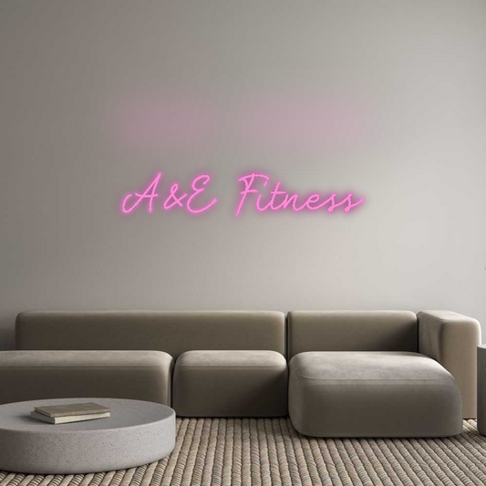 CN LED NEON: A&E Fitness