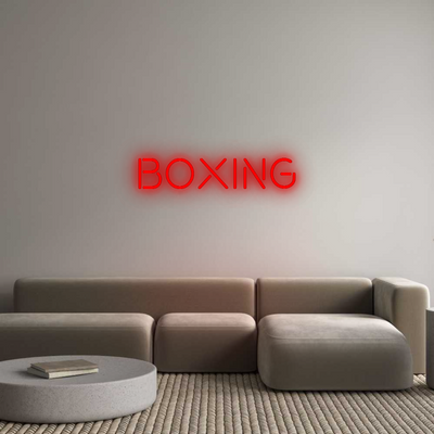 CN LED NEON: BOXING
