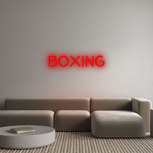 CN LED NEON: BOXING