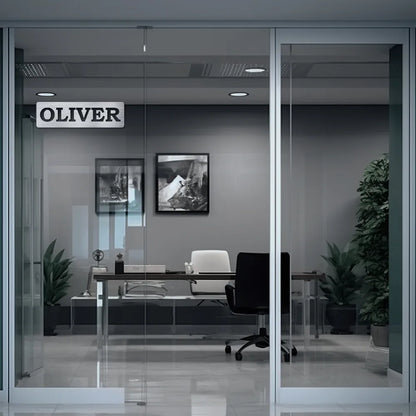 Custom Metal Name Sign