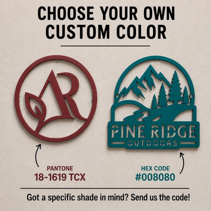 Custom Metal Logo Sign