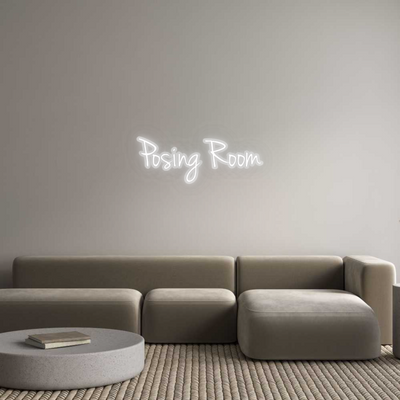 CN LED NEON: Posing Room