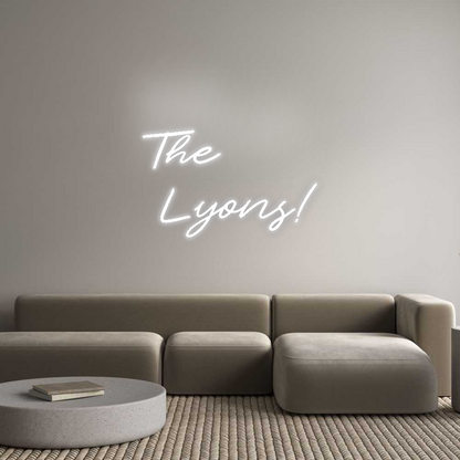 CN LED NEON: The
 Lyons!