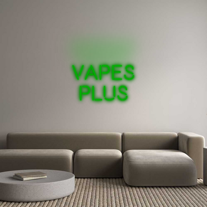 CN LED NEON: VAPES
PLUS