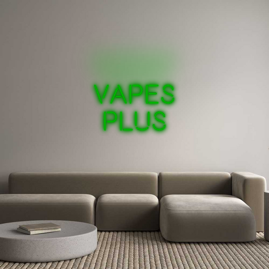 CN LED NEON: VAPES
PLUS
