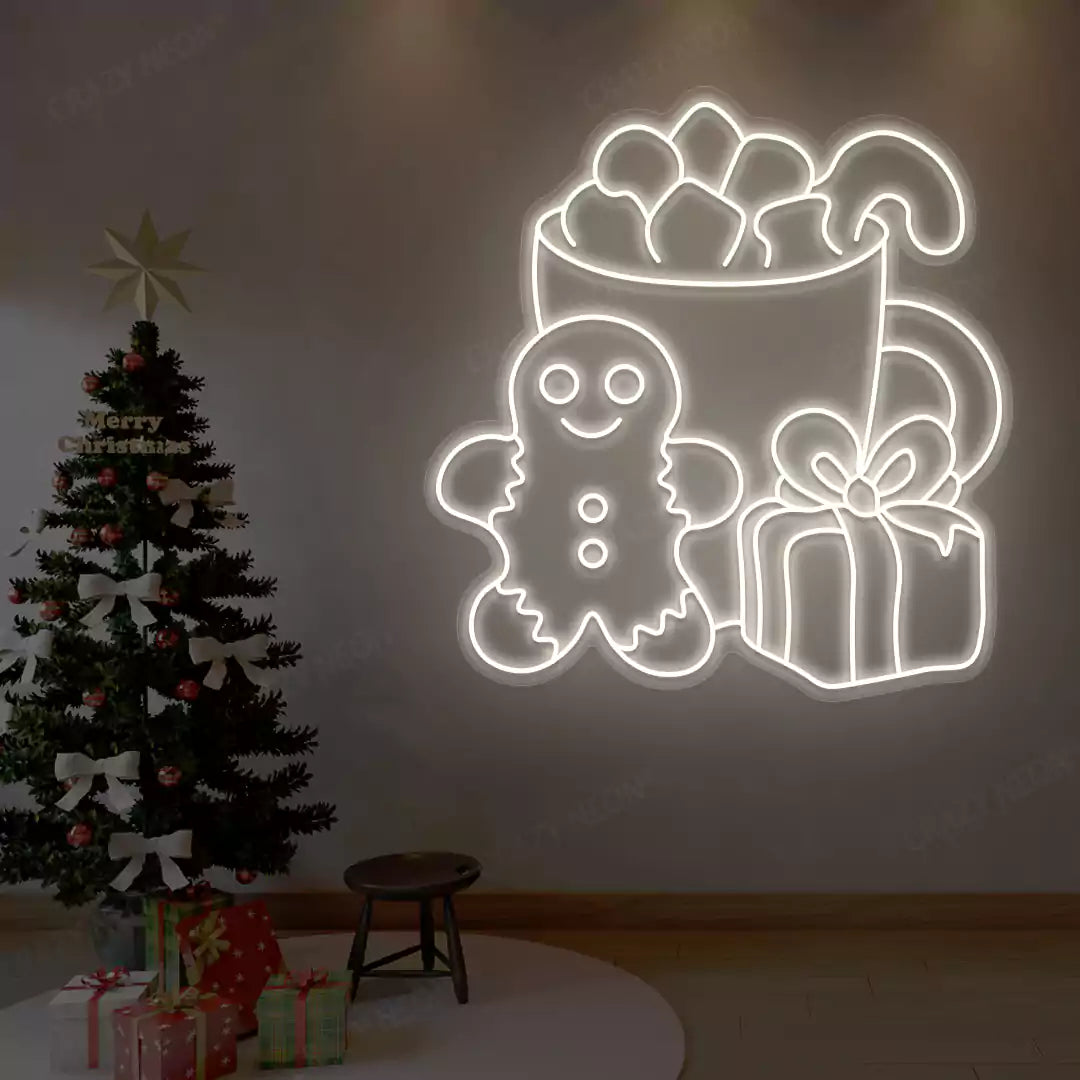 Cozy Christmas Treats Neon Sign | Warmwhite