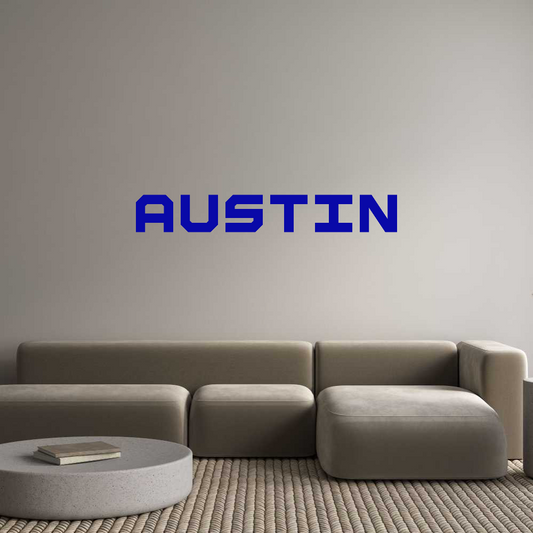 CN Acrylic Letter: Austin