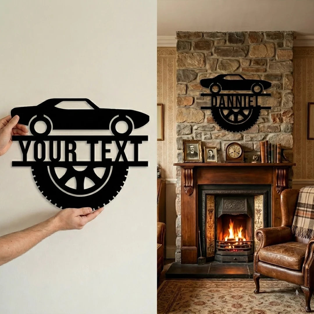 Custom Car Metal Sign