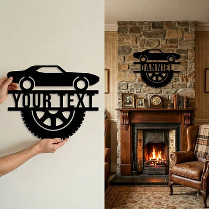 Custom Car Metal Sign