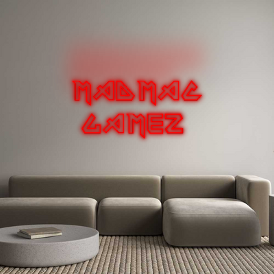 CN LED NEON: MADMAC
 GAMEZ