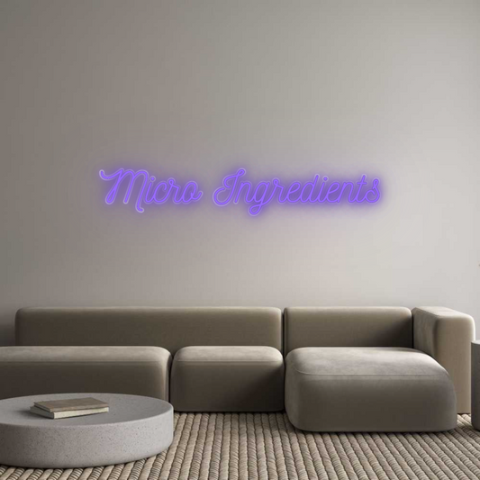 CN LED NEON: Micro Ingredi...