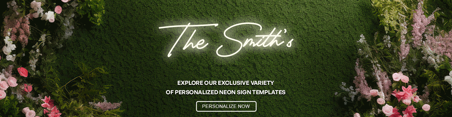 Personalized Wedding Neon Signs