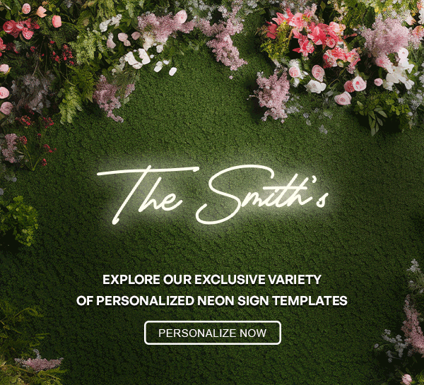 Personalized Wedding Neon Signs