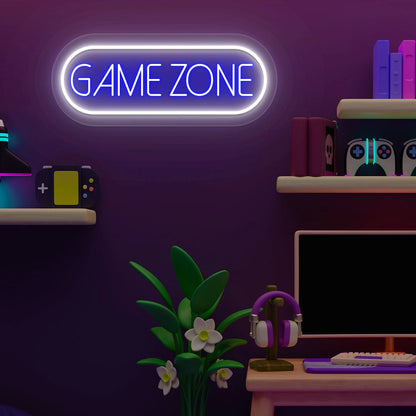 Game Zone Neon Sign | Blue