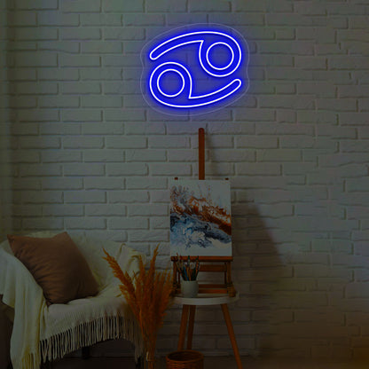 Cancer Zodiac Neon Sign | CNUS013922 | Blue