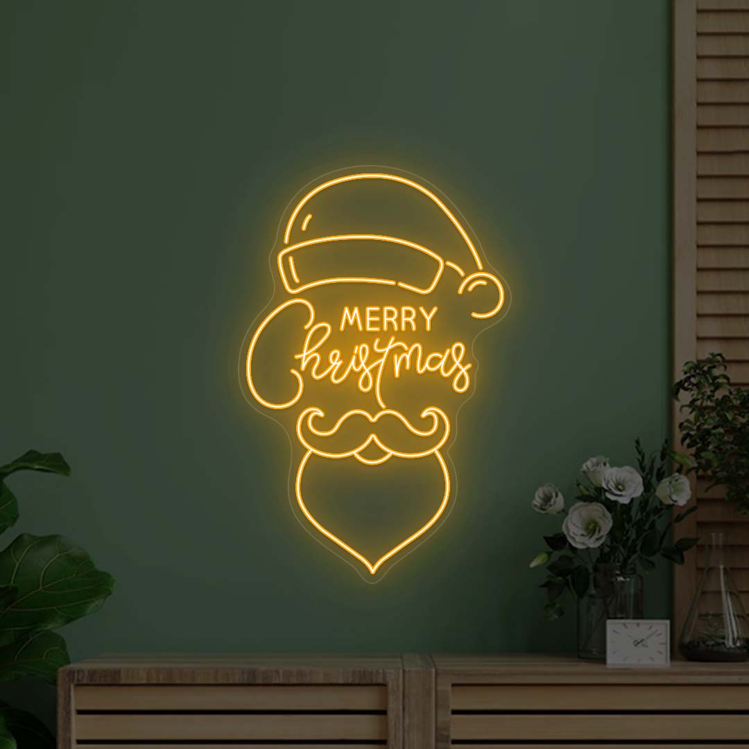 Merry Christmas Santa Neon Sign | CNUS000068