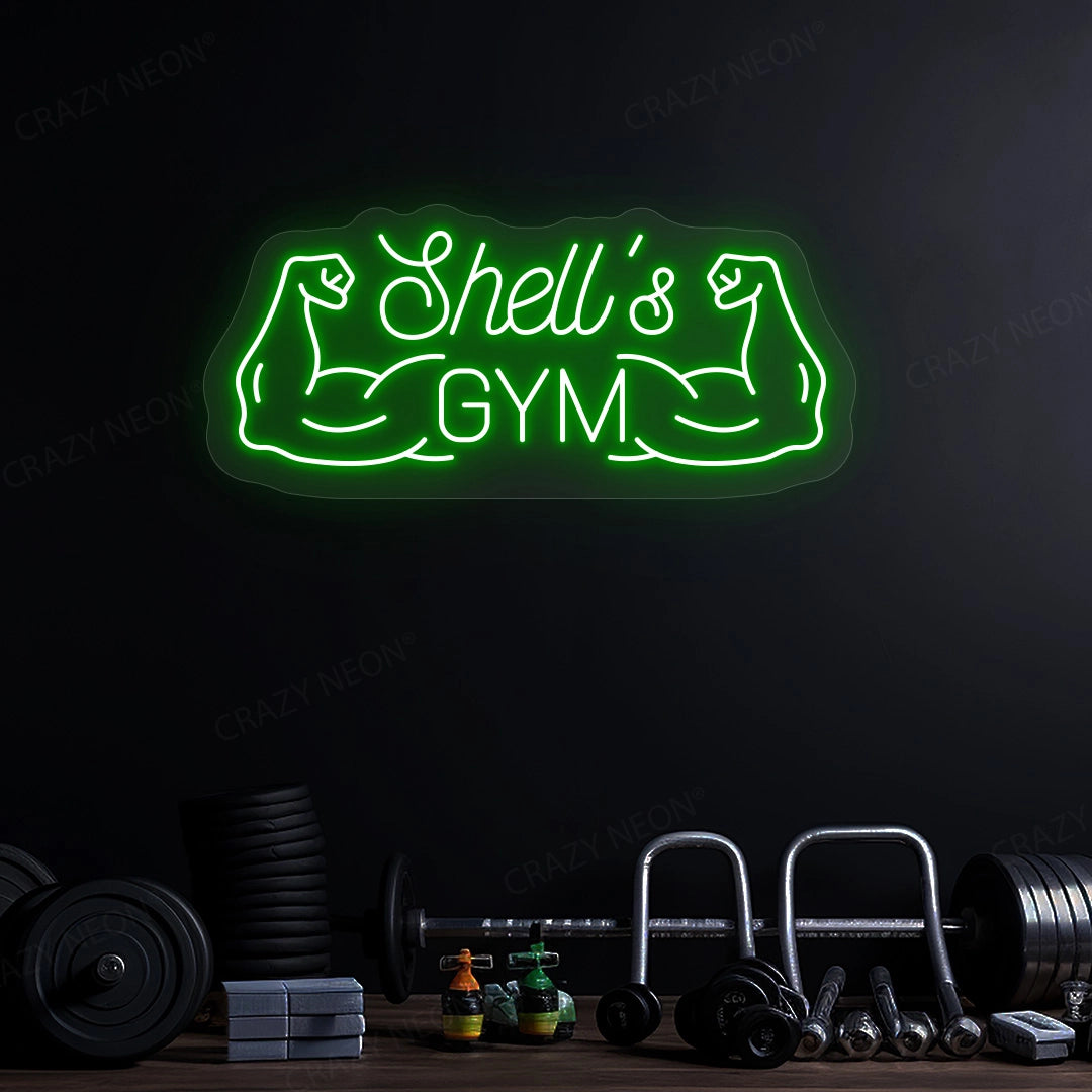 Personalized Muscle Neon Sign