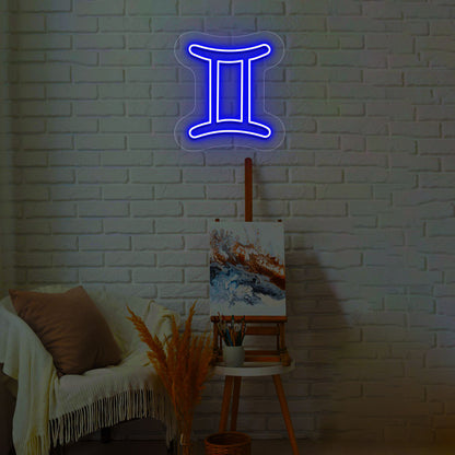 Gemini Zodiac Neon Sign | CNUS014162 | Blue