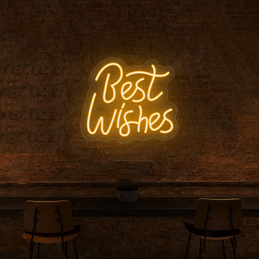 Best Wishes Neon Sign | CNUS003867 | CrazyNeon.com