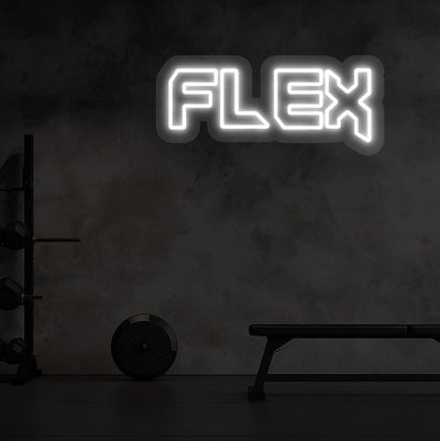 FLEX Neon Sign | White