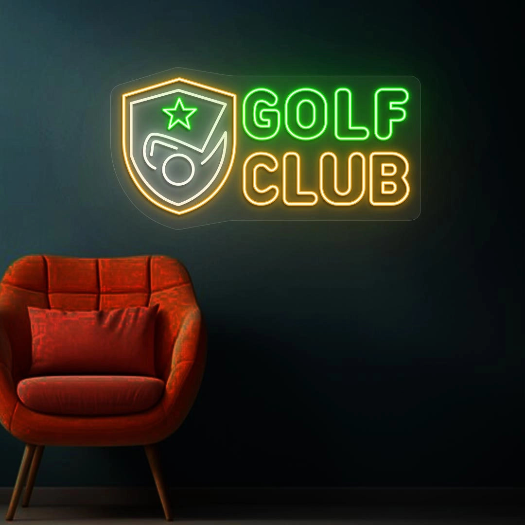 Golf Club Neon Sign