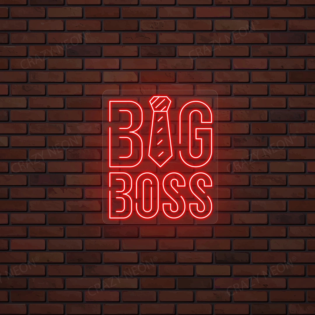 Big Boss Neon Sign | Red